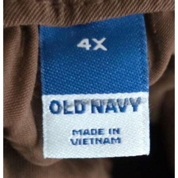 Old Navy High Rise Paper Bag Tie Waist Casual Pants Womens Size 4X Brown - Picture 6 of 8
